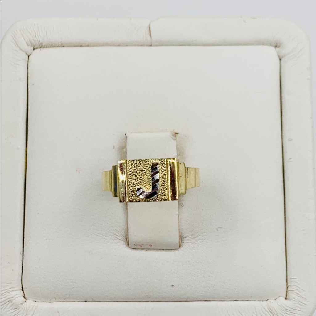 Real 10k Solid Gold Initial Letter J M Girl Or Boy